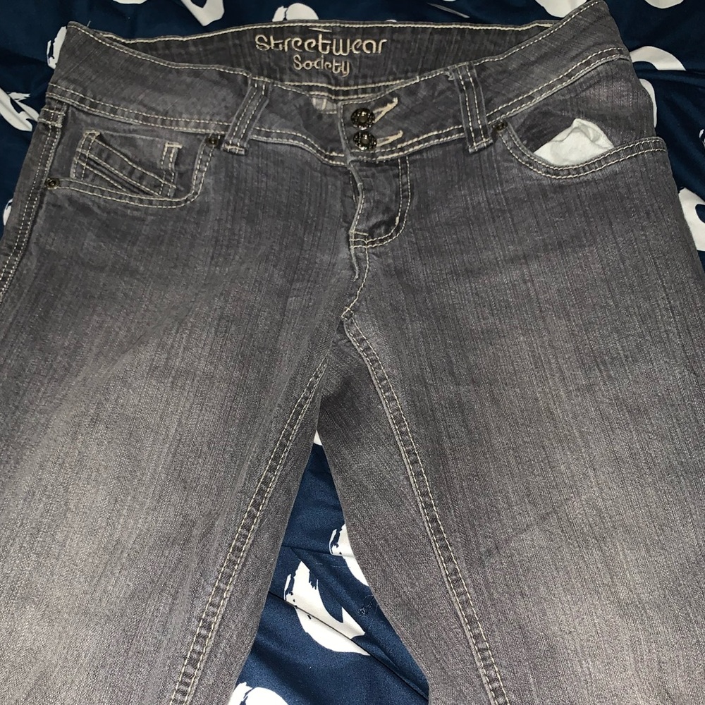 Low rise flare vintage jeans